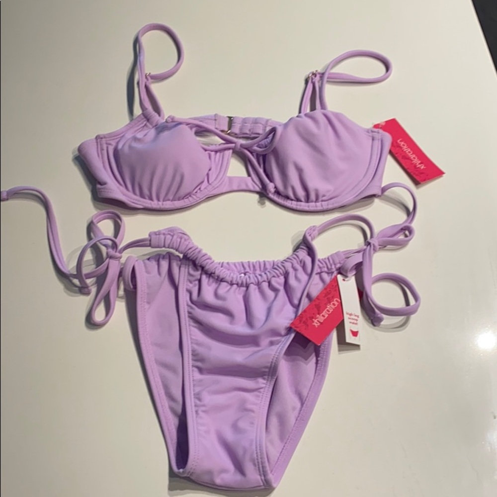 NWT lavender bikini from target sz M